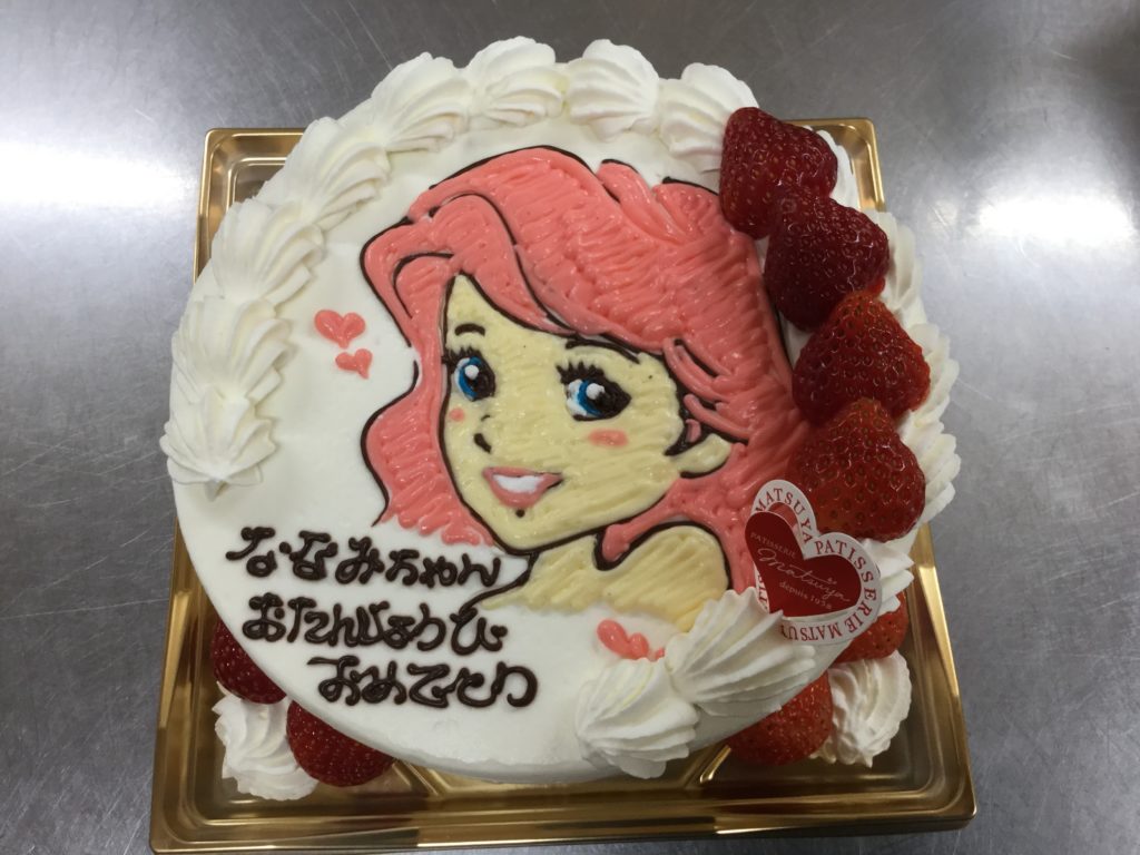 お誕生日ケーキ 菓心 松屋 茨城県行方市の和菓子 洋菓子店