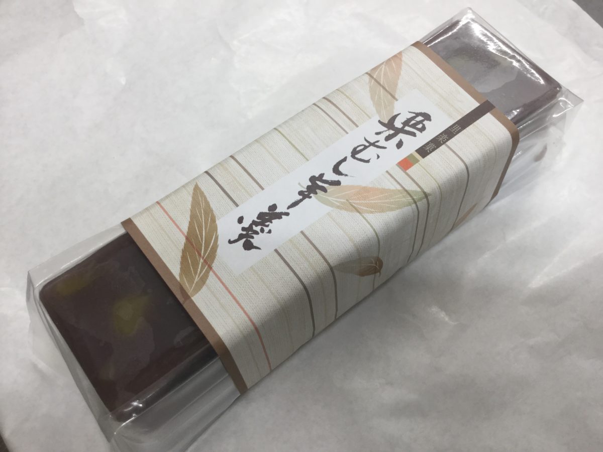 栗蒸し羊かんが販売開始です！