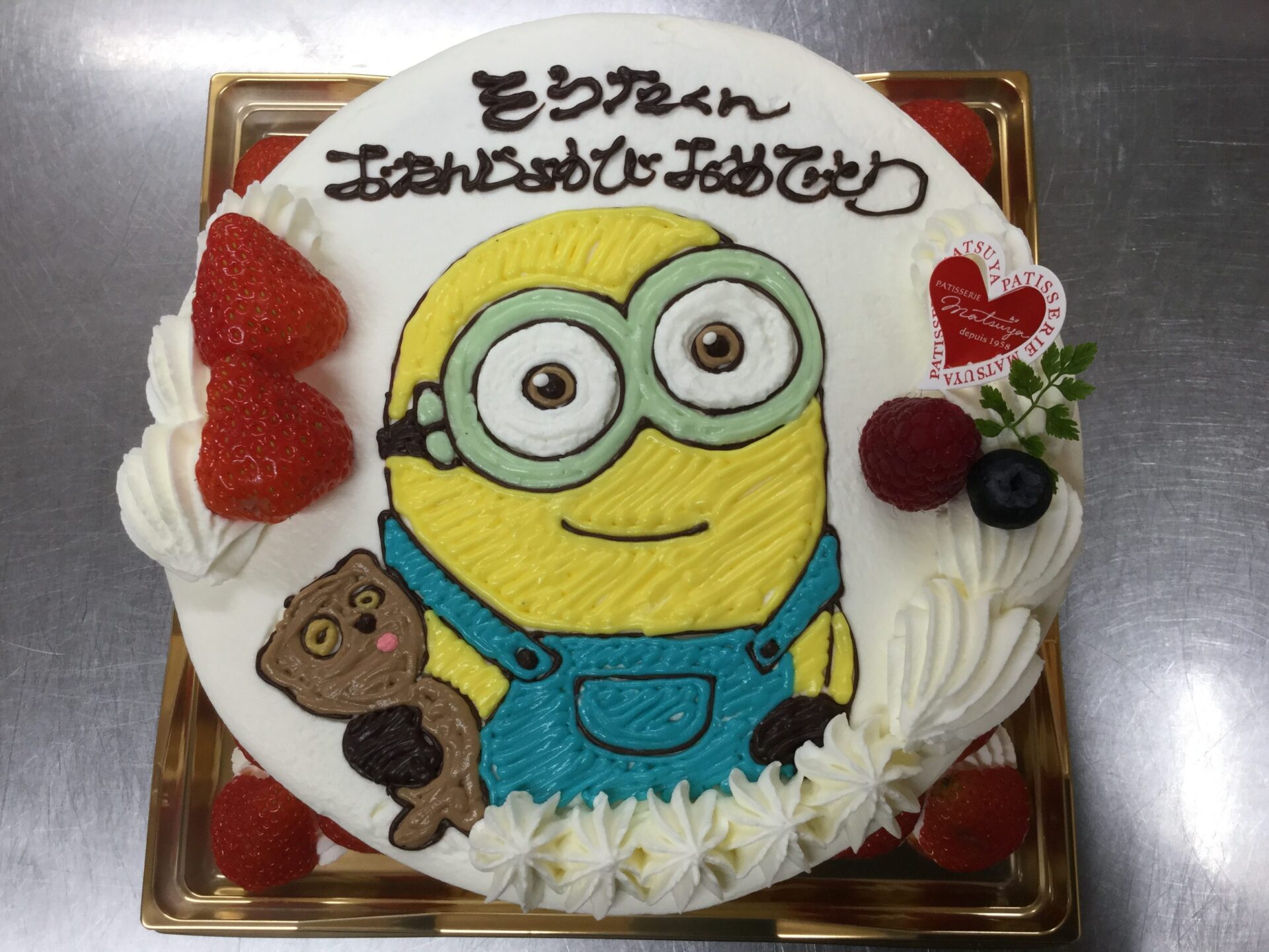 ミニオンケーキ(*´꒳`*)