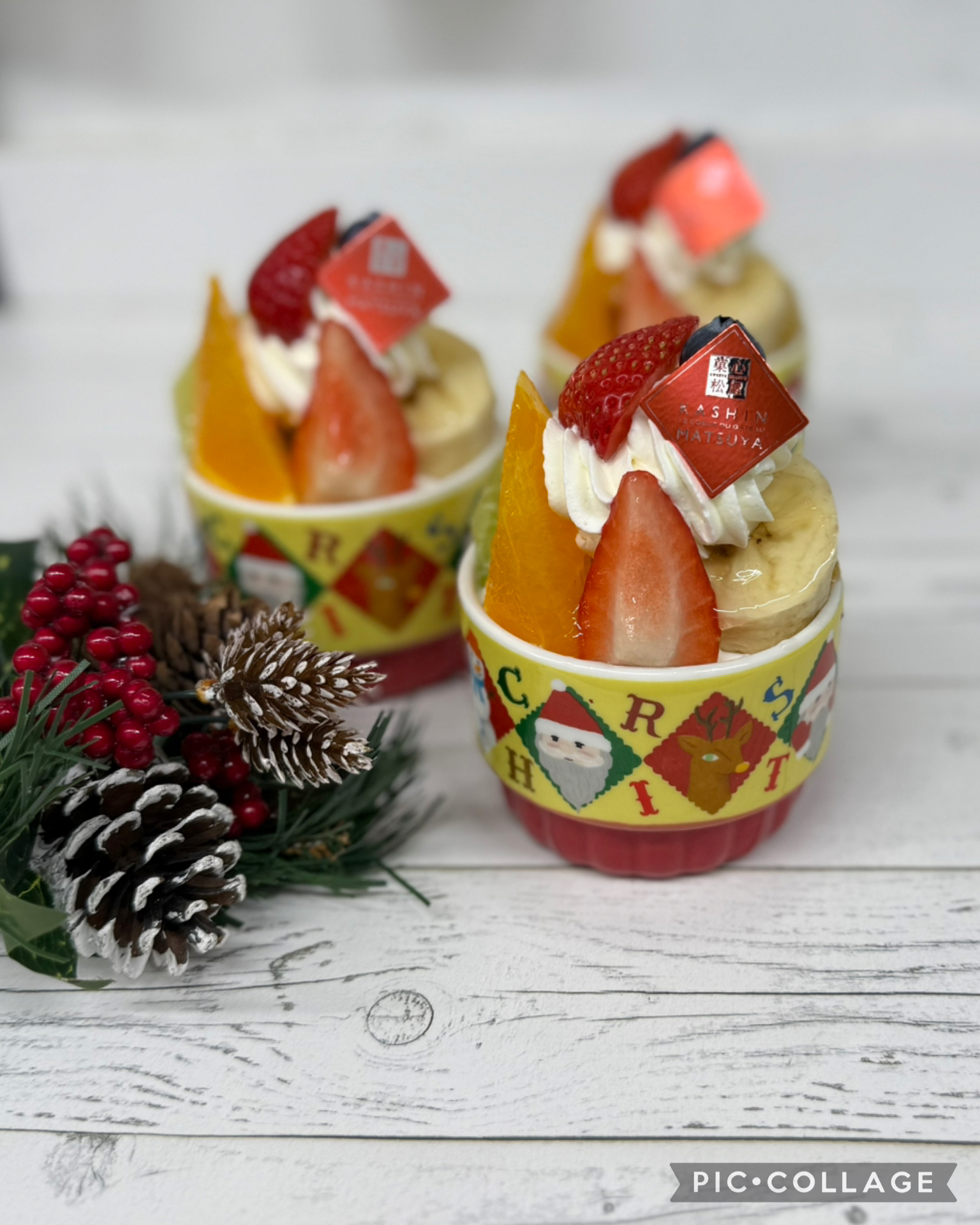 🎄クリスマス限定容器のなめらかプリン🎅