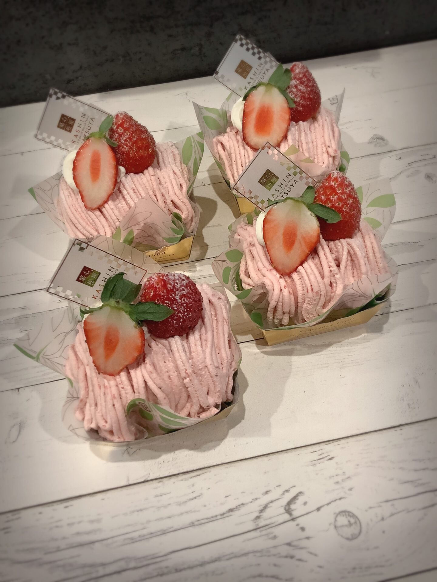 苺のモンブラン🍓