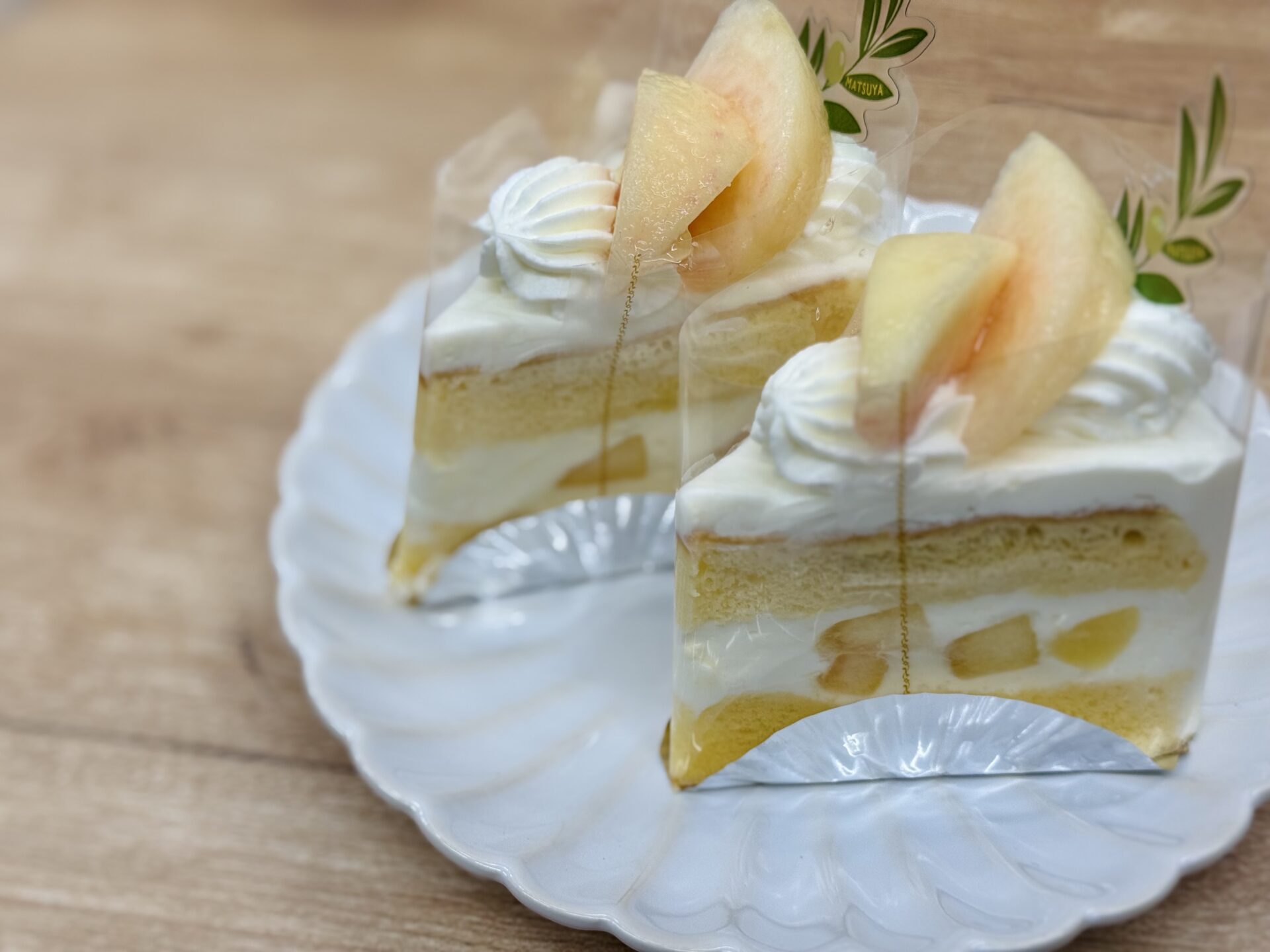 桃のケーキ🍑